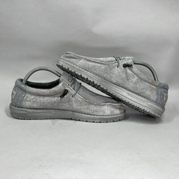 Hey Dude Men's Size 9 Wally Ash Suede‎ Slip On Shoes - Picture 8 of 11